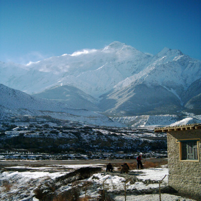 nilgiri mountain from jomsom